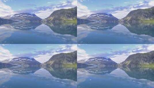 美丽的山川与湖泊高清在线视频素材下载