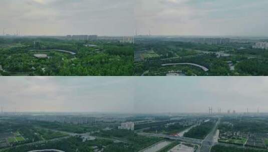 上海浦东郊野公园高清在线视频素材下载