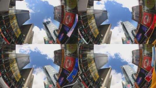 时代广场的延时镜头高清在线视频素材下载