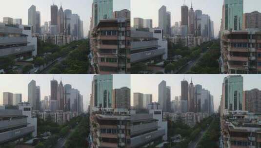 清晨的广州高清在线视频素材下载