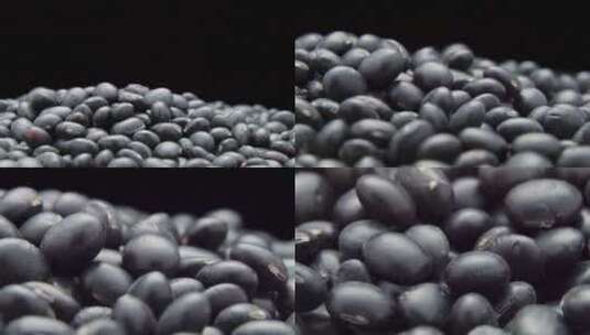 黑豆产品特写实拍高清在线视频素材下载