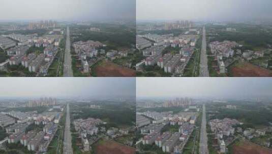 湖南湘潭大学校园环境航拍高清在线视频素材下载