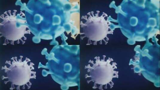 病毒 新冠 粉丝 细胞高清在线视频素材下载