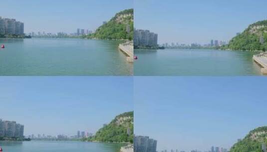 广西柳州柳江风景城市风光高清在线视频素材下载