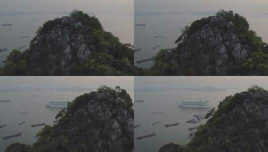 下龙湾风景高清在线视频素材下载