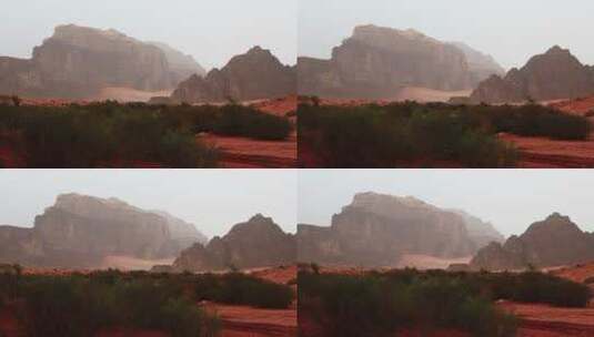 风沙漫天的荒漠高清在线视频素材下载