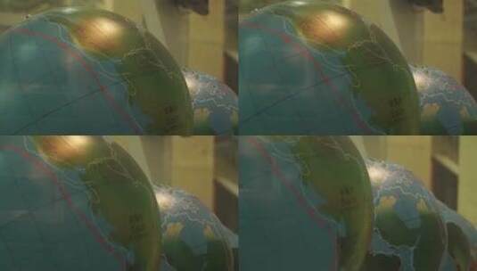 地球仪不同时期地球地理高清在线视频素材下载