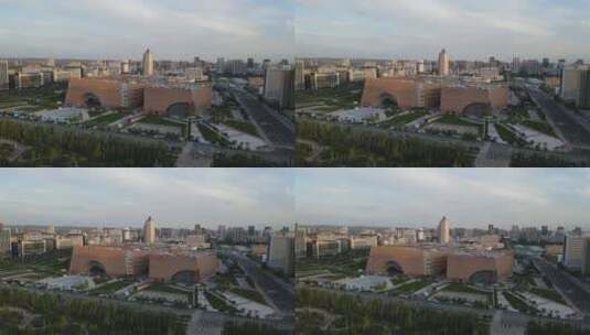 榆阳榆林博物馆7高清在线视频素材下载