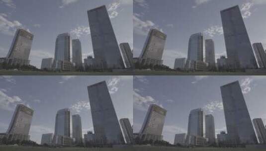 城市大楼-仰望高楼-CBD高清在线视频素材下载