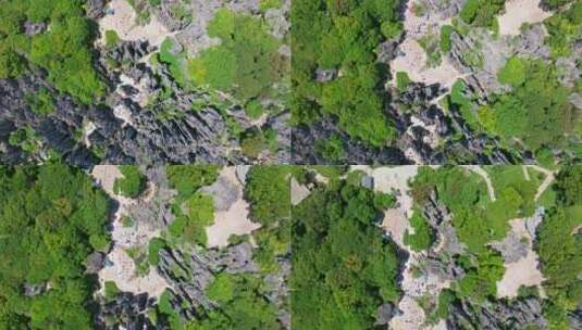 【正版素材】云南石林风景区航拍0618高清在线视频素材下载