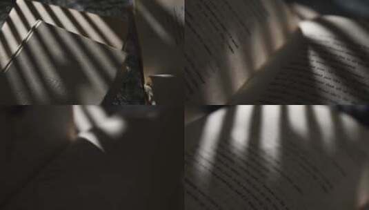书上的光影，抽象光影4k视频素材高清在线视频素材下载