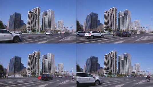 城市交通延时摄影高清在线视频素材下载