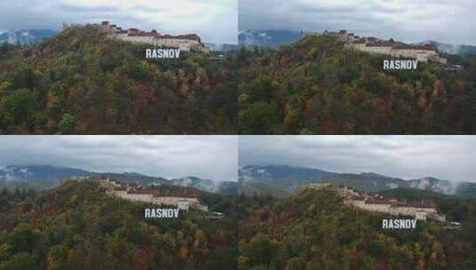 拉斯诺夫城堡天线高清在线视频素材下载