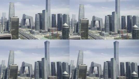 北京国贸cbd城市景观高清在线视频素材下载