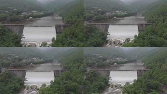雨后泰山，俯瞰飞瀑流泉高清在线视频素材下载