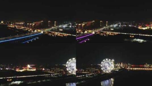 南昌之星摩天轮高清在线视频素材下载