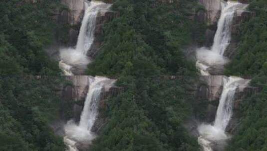 雨后泰山，龙潭飞瀑，高山流水高清在线视频素材下载