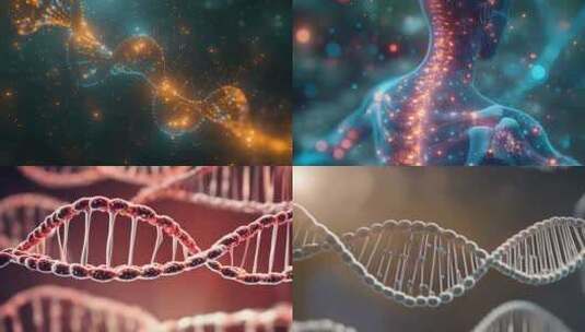 DNA动画视频素材 人体基因 生命工程高清在线视频素材下载