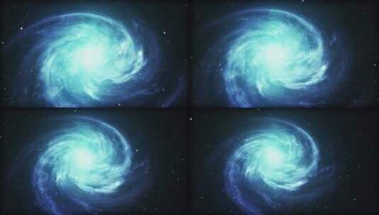 漩涡蓝星系高清在线视频素材下载