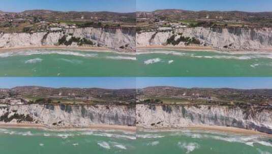幻灯片揭示了西西里岛美丽的一天中的斯卡拉高清在线视频素材下载