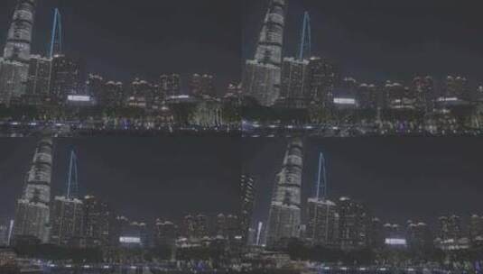 陆家嘴夜景-松下gh5s vlogl格式拍摄MP4高清在线视频素材下载