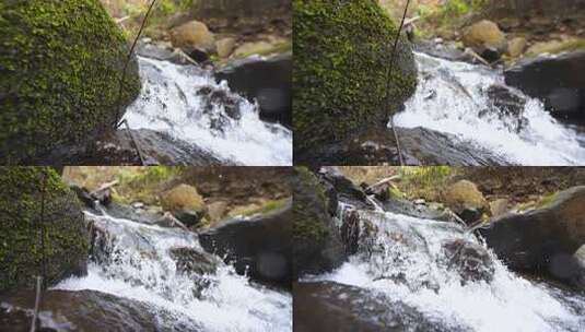 清澈的山间溪水 河流 溪流 溪水高清在线视频素材下载