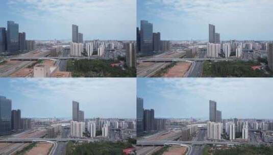 广州增城新塘航拍高清在线视频素材下载