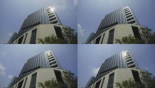 原创高楼大厦玻璃幕墙延时4K-3高清在线视频素材下载