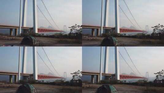 贵州省·安顺市·关岭·县·坝陵河大桥7高清在线视频素材下载