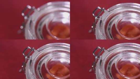 玻璃密封罐玻璃罐高清在线视频素材下载