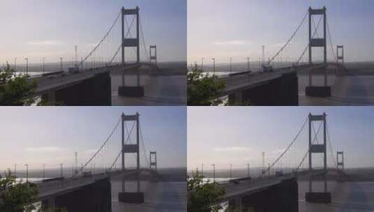 航拍老塞文大桥高清在线视频素材下载
