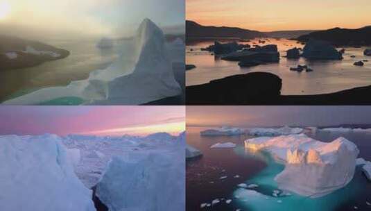 壮丽冰川高清在线视频素材下载