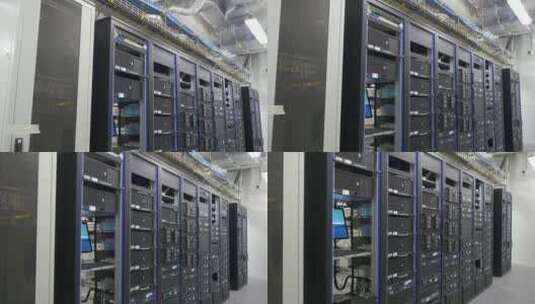 数据中心中的大型服务器高清在线视频素材下载