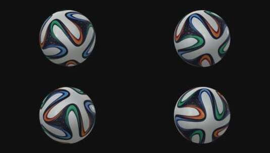 足球动画带通道三维合成包装用 (4)高清在线视频素材下载