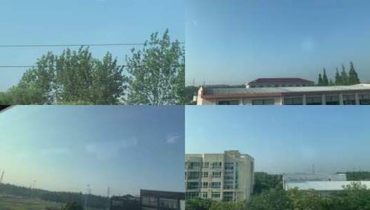 上海磁悬浮窗外高清在线视频素材下载