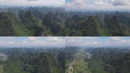桂林山景高清在线视频素材下载