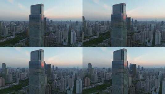 上海静安区商务楼-博华广场高清在线视频素材下载
