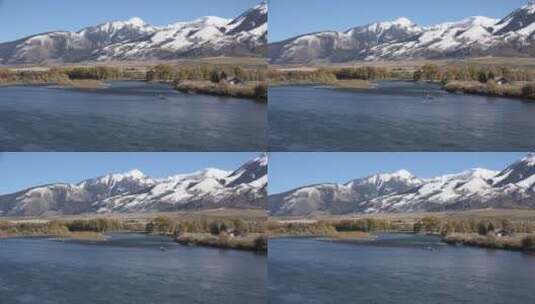 蒙大拿州的河流高清在线视频素材下载
