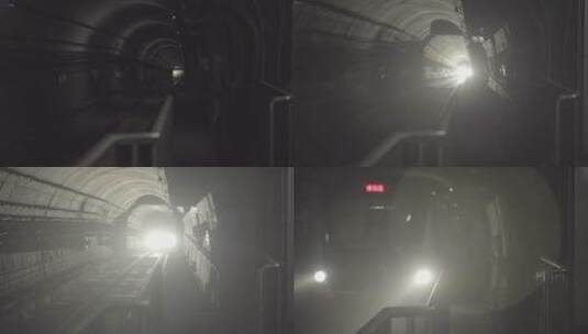 4K青岛地铁进站空镜头高清在线视频素材下载