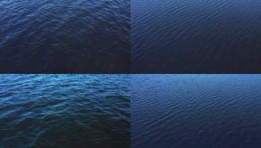蔚蓝浩瀚的海水高清在线视频素材下载