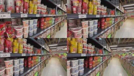 超市零食副食品零嘴高清在线视频素材下载