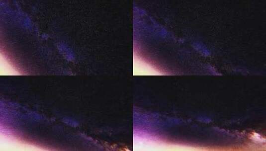 紫色星空 星系高清在线视频素材下载