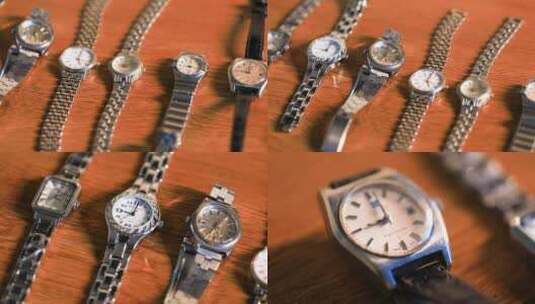 外交官老式手表高清在线视频素材下载