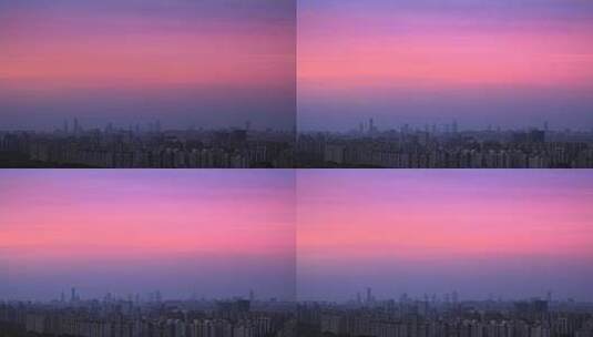城市日出延时高清在线视频素材下载