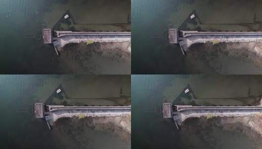 航拍云南大理廊桥高清在线视频素材下载