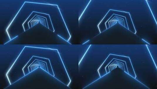 元宇宙隧道穿梭03几何 光线 抽象 穿梭高清在线视频素材下载