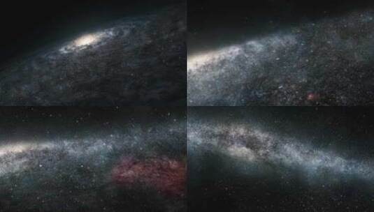 宇宙银河高清在线视频素材下载