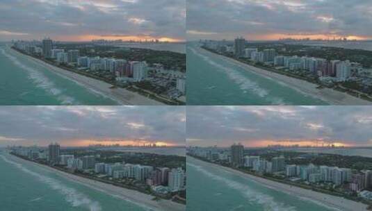 迈阿密日落高清在线视频素材下载