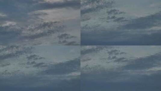 傍晚天空云朵高清在线视频素材下载