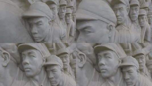 人民英雄纪念碑移动浮雕（二）高清在线视频素材下载
